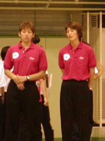 写真：佐々木選手と吉原選手