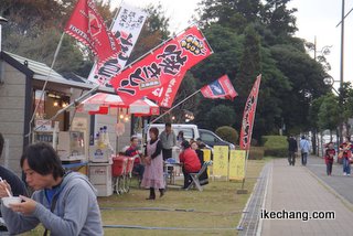 写真：カシマサッカースタジアム外の売店