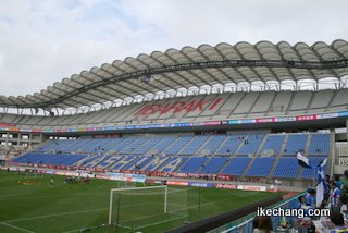 写真：県立カシマサッカースタジアム内