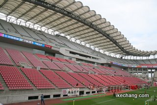 写真：県立カシマサッカースタジアム内