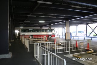 写真：トヨタ自動車本社バスターミナル（名古屋グランパス対モンテディオ山形）