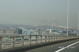 写真：横浜ベイブリッジ（横浜F・マリノス対モンテディオ山形）