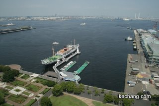写真：横浜マリンタワーから東方へ（横浜F・マリノス対モンテディオ山形）