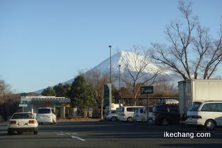 写真：富士川SAからの富士山の眺め（天皇杯準々決勝）