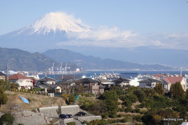 写真：アウスタからの富士山（天皇杯準々決勝）