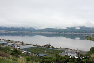 写真：諏訪湖サービスエリア上り線からの眺め（ヴァンフォーレ甲府×モンテディオ山形）
