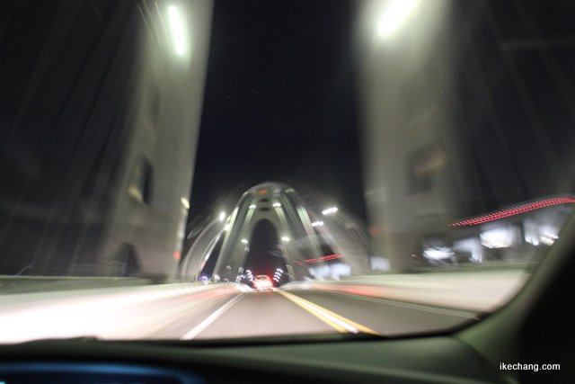 写真：車窓から見た豊田大橋（名古屋グランパス×モンテディオ山形）