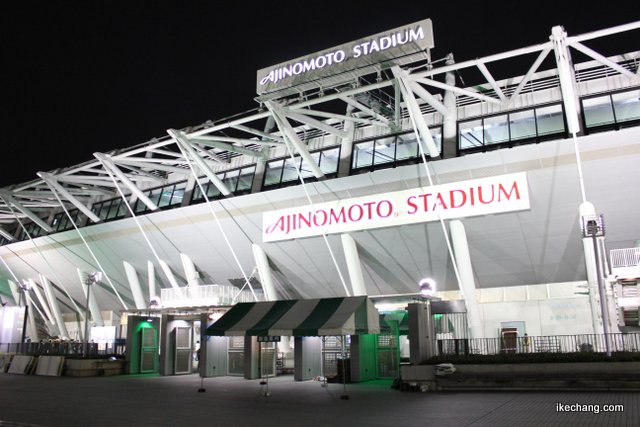 写真：試合後の味の素スタジアム（東京ヴェルディ×モンテディオ山形）