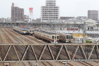写真：JR宇都宮駅に停車している車両（栃木SC×モンテディオ山形）