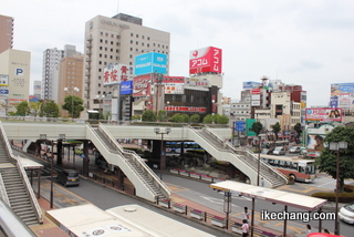 写真：JR宇都宮駅の西口（栃木SC×モンテディオ山形）