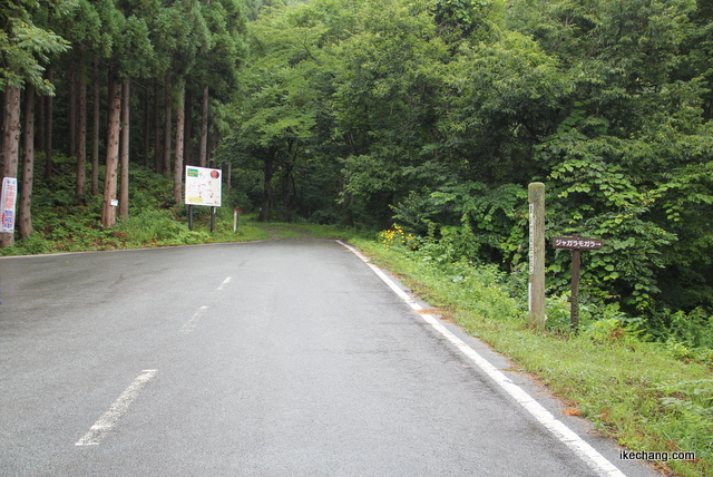写真：ジャガラモガラへの道路