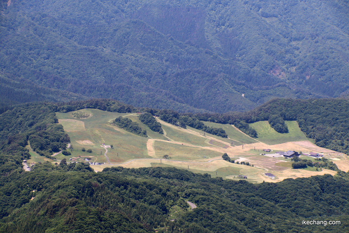 写真：面白山から眺めた天童高原