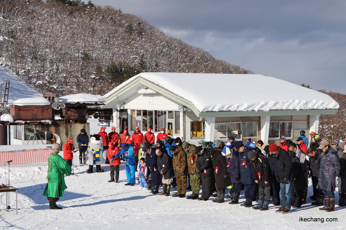 写真：天童高原スキー場安全祈願祭