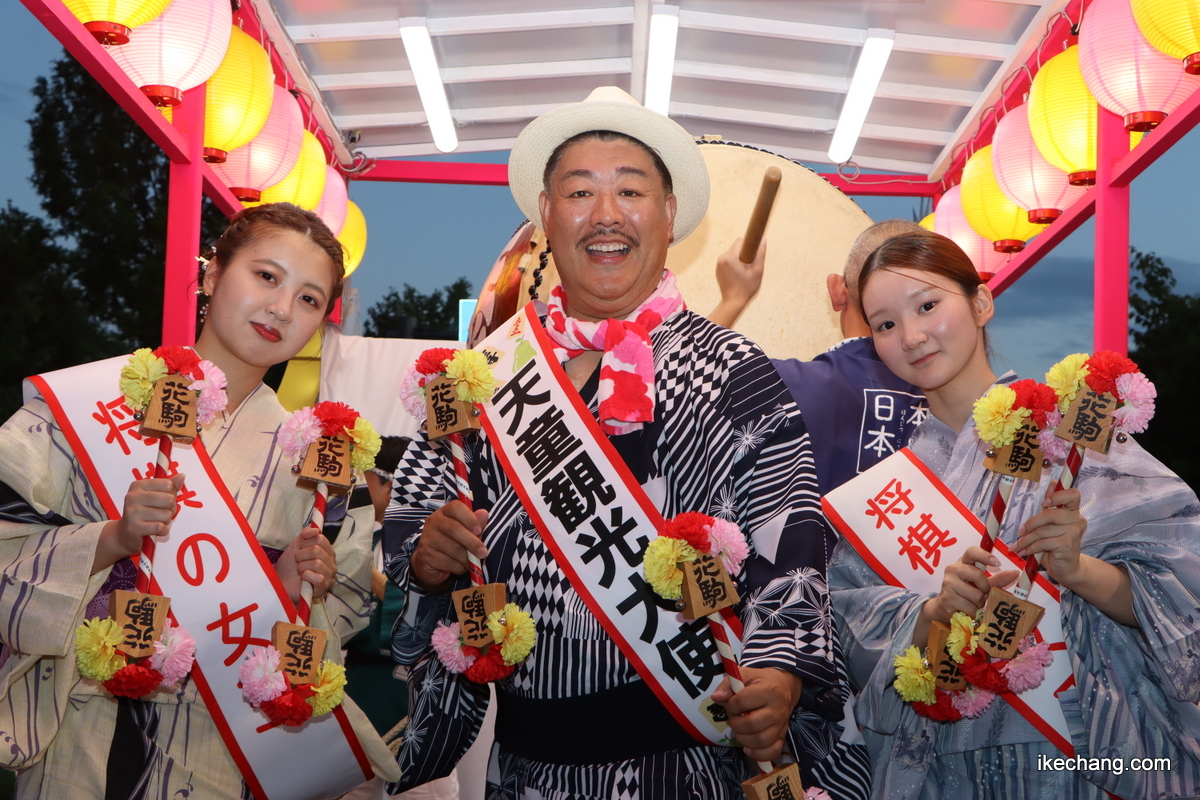写真：天童夏まつり将棋みこしパレード